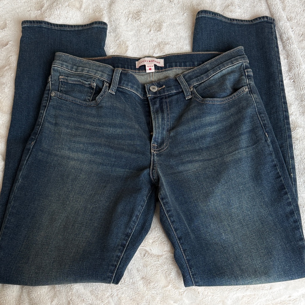 Lucky Brand Womens Indigo Straight Leg Jeans Lucky Brand Womens Indigo Straight Leg Jeans